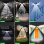 SOLAR INTERACTION WALL LAMP BK-114 | Outdoor Motion Sensor Solar Light - Image 8
