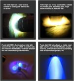 Portable Small Jade Jewelry Gemstone Currency Notes Identification Led Flashlight | Gemstone Detector Torch with Display (Random color) - Image 25