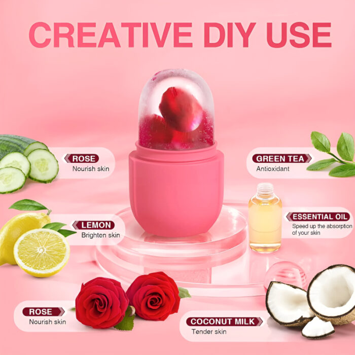 Easy Use Multi-Purpose Mini Silicone Facial Ice Roller for Ultimate Skincare - Image 16