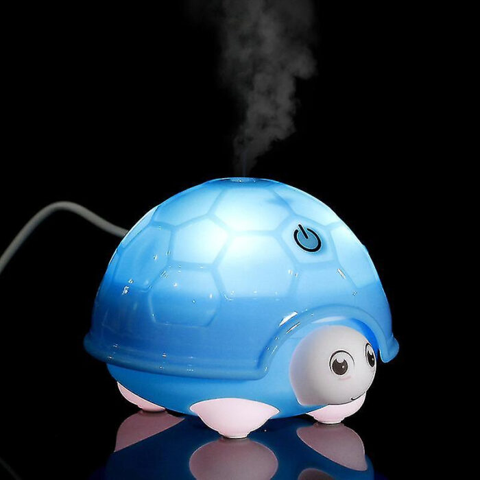 160ml Mini Turtle LED Air Humidifier With 7 Color Changing Light - Image 3