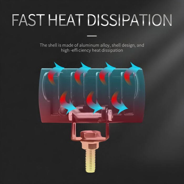 2 Lens Dolphin Projector LED Light for bikers and Cars (1 pc) - Image 3