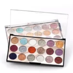 Miss Rose 18 Colors Sequins Glitter Powder High Gloss Pearly Eye shadow Palette - Image 4