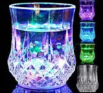 Single pcs - Lighting glass Led Flashing Water Inductive Rainbow Color Cup LED Glowing Water Mug Colorful Glowing Cup Pour Water And It Lights Up Inductive Pineapple Cup KTV Bar Color Changing Beer Cup 200ml - Image 3