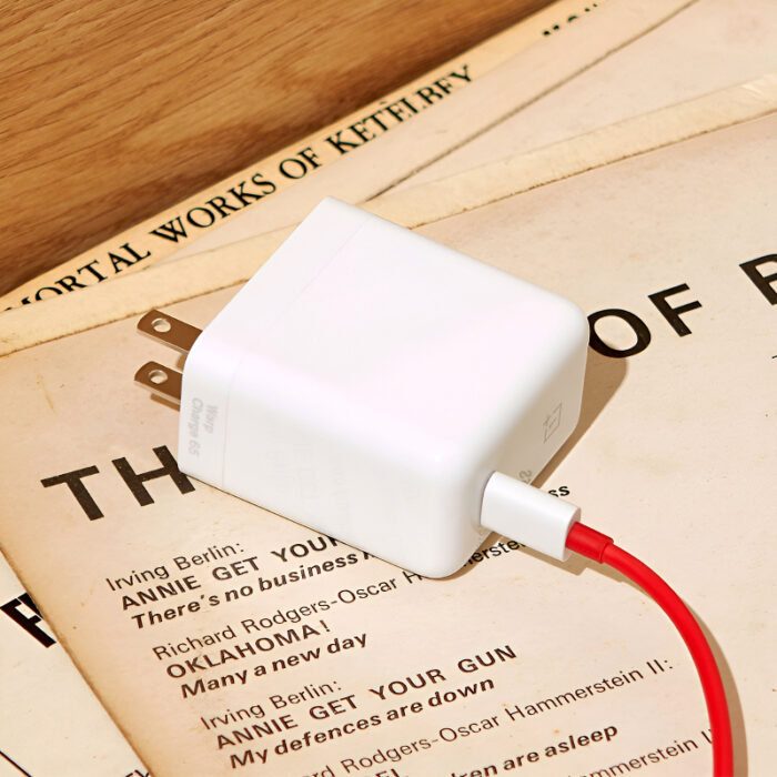 OnePlus 65W Warp Charge Power Adapter with Type-C to Type-C Fast Charging Cable - Image 9