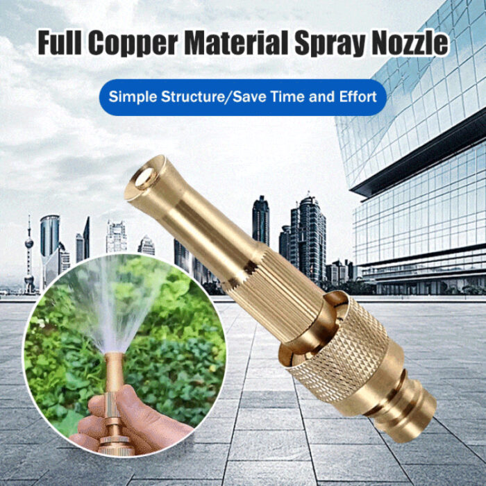 High Pressure Full Copper Material Water Spray Nozzle - Image 1