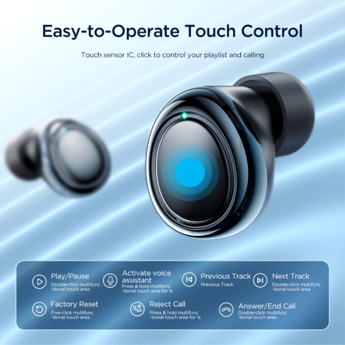 Joyroom JDots JR DB1 Mini TWS Bluetooth 5.3 with 28 Hours Playtime Deep Bass Wireless Earbuds - Image 7