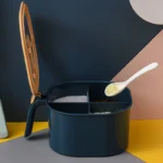 Combo Deal - 4 Section Spice Container Box & Multi-function Spit Bone 10 Plate Set Kitchen Storage Organizer (Random color) - Image 9