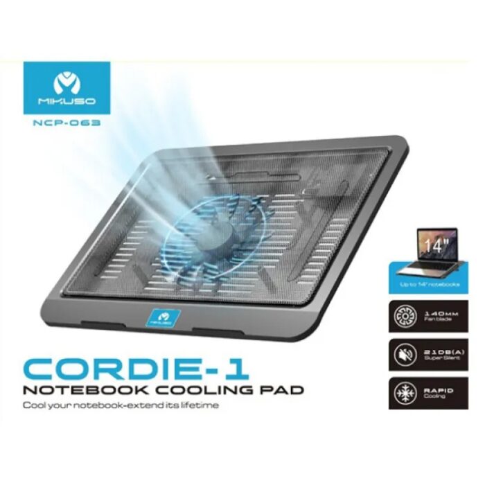 CORDIE-1 NCP-063 Slim And Light Weight Notebook Cooling Fan With Rapid Cooling - Image 1