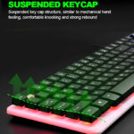 TX35 Limeide RGB Suspension Backlit Lightweight Luminous Wired Gaming Keyboard - Image 4