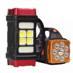 Multifunctional Portable 38W Solar Emergency Lamp With Power Bank