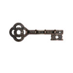 Pack Of 2 Metal Key Shape 4 Hooks Key Holder - Image 3