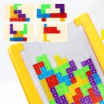 Color Pattern Block Mind Game Challenge | Kids Educational Toy Building Blocks | Kids Educational Toy Building Blocks | Tetris Learning Toy for Children, Tetris Game Children (Random colors) - Image 8