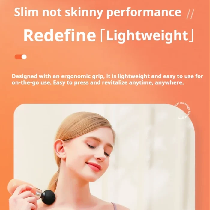 4 in 1 Compact Gun Massager | 5 Speed Levels | Portable Rechargeable Handheld Muscle Pain Reliever Device (Random color) - Image 15