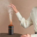 Small hydrating Moisturizing Sprayer Volcano Humidifier Colorful Atmosphere Light Humidifier (random color) - Image 7