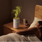 Small hydrating Moisturizing Sprayer Volcano Humidifier Colorful Atmosphere Light Humidifier (random color) - Image 6
