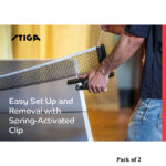 Pack of 2 Adjustable Easy Set-Up Table Tennis Ping-Pong Net Set - Image 7
