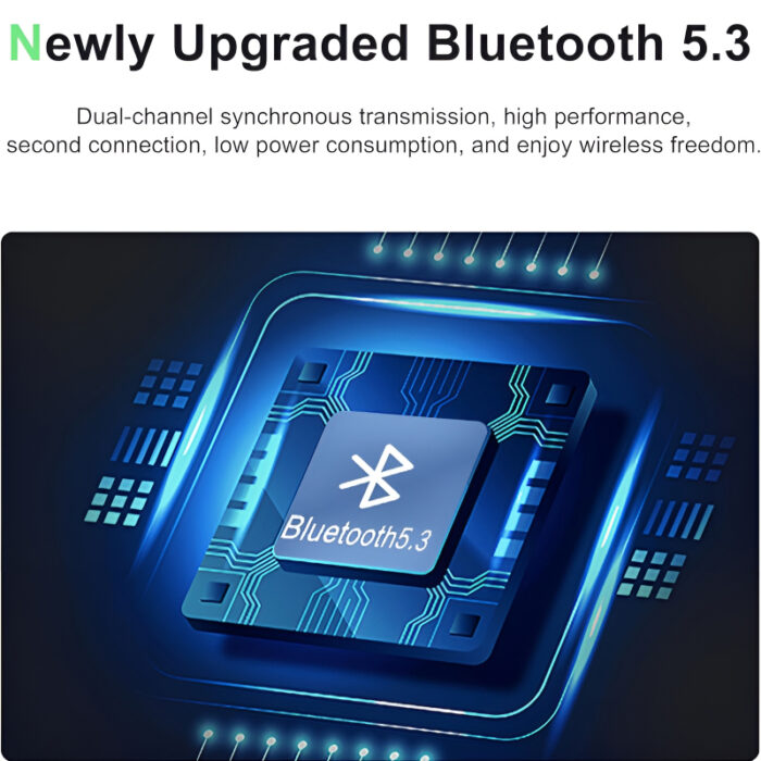 THREE PEACHES TWS Q Five Bluetooth 5.3 Noise-Cancelling, IPX4 Waterproof Elegant Design Earbuds - Image 8