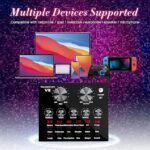 Podcast Mic Set With Live Sound Card,condenser Microphone With Rechargeable 12 Kinds Of Auxiliary Background For Karaoke Singing, Youtube Recording - Image 6