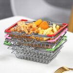 Mini Multi-Purpose Portable Stainless Steel Hand Carry Fry Basket - Image 2