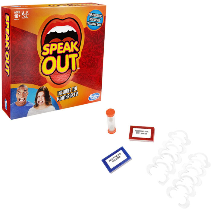 Speak Out Game Ridiculous Mouthpiece Challenge Game Family Party Funny Tricky Multiplayer Game - Image 1