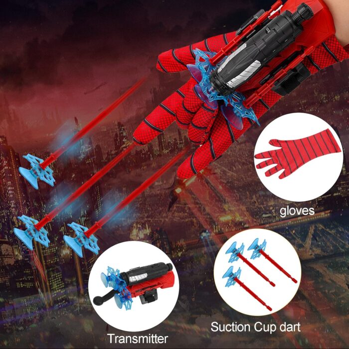 Spider-Man wrist Shooter ,transmitter  Set for Kids - Multicolour - Image 6