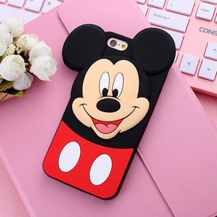 Minnie Mouse 3D Soft Silicone Phone Case Cover For IPhone 7 Plus - Image 1