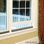 Pack of 4pcs Good Quality 30mm Thickness 39 Inches Wide Door Bottom Sealing Strip Guard - Image 4