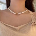 Beautiful Pearl Charm Korean Elegant Necklace  For Girls - Image 2