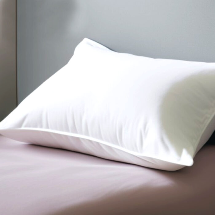 Premium White Plain Ball Fiber Pillow For Supreme Comfort - Image 5