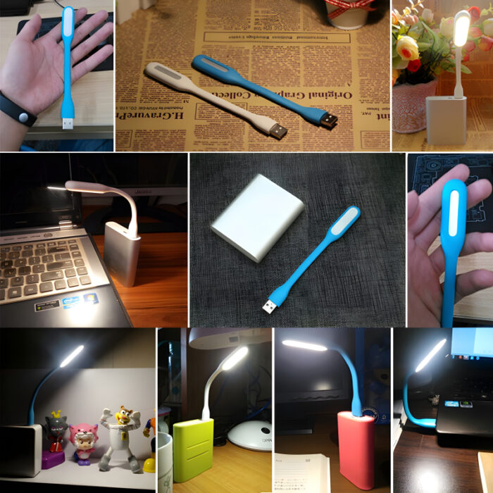12Pcs Mini Portable USB LED Light Lamp For Power Bank Computer Notebook Laptop Reading - Image 2