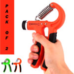 Set of 2 Adjustable Heavy Grippers (10-40Kg) for Fitness, Hand Exerciser, Grip Wrist, and Finger Strength Training - Image 4