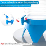 3.5-Liter Mini Portable Manual Foldable Multi-Purpose Beverage Dispenser - Image 10