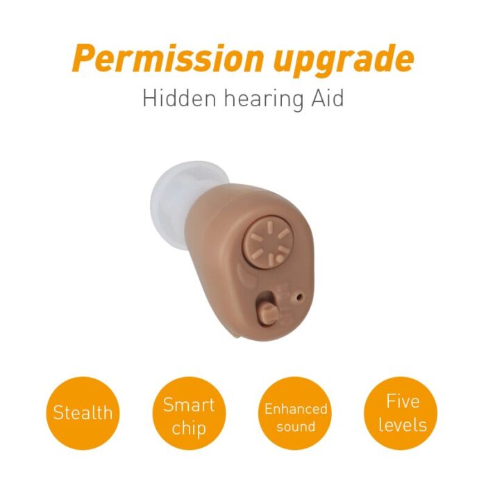 Invisible Ear Hearing Aid Sound Amplifier In-Ear Severe Ear Health Care - Image 1