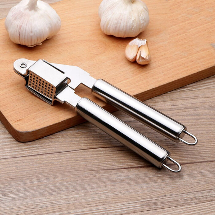 Eco-Friendly Stainless Steel Manual Operate Garlic Press - Image 1
