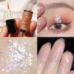 6 PCs set Liquid Glitter Eyeliner, Metallic Shimmer Glitter Eyeshadow, Long Lasting Waterproof Sparkling Eyeliner Eye Shadow - Image 10