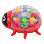 Battery Operated Rotating Gear Ladybug Toy With Lights And Music - Image 4