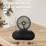 Solar fan Bluetooth speaker | Wireless outdoor portable With  blowing flashlight | Listening to music Support TF card U disk FM radio TWS interconnection - Image 5