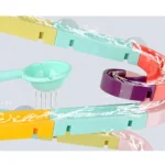 Bath Time Ball Track Water Play 24 pieces | Kids Bath Toys Wall Suction Cup Marble Race Run Track Bathroom Bathtub Baby Play Water Games Toy Kit for Boys Girls - Image 6