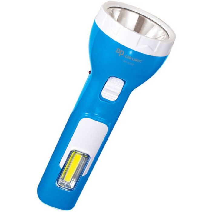 DP 9123 800mAh Rechargeable LED Torch With Built-In Emergency Light - Image 8