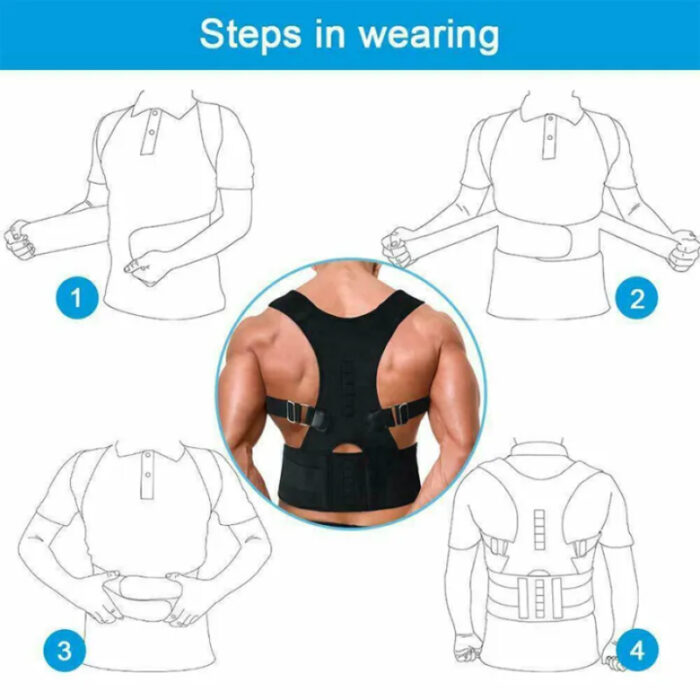 Real Doctor Plus Adjustable Posture Support Belt For Men And Women - Image 4