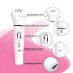 Kemei KM-2199 Multi-Functional Rechargeable Epilator: 5-In-1 Beauty Tools Kit For Women - Image 10