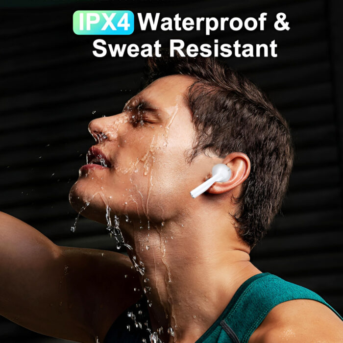 THREE PEACHES TWS Q Five Bluetooth 5.3 Noise-Cancelling, IPX4 Waterproof Elegant Design Earbuds - Image 7