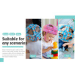 Adjustable Baby Soft Anti-Fall Helmet Toddler Head Protection Cap - Image 5