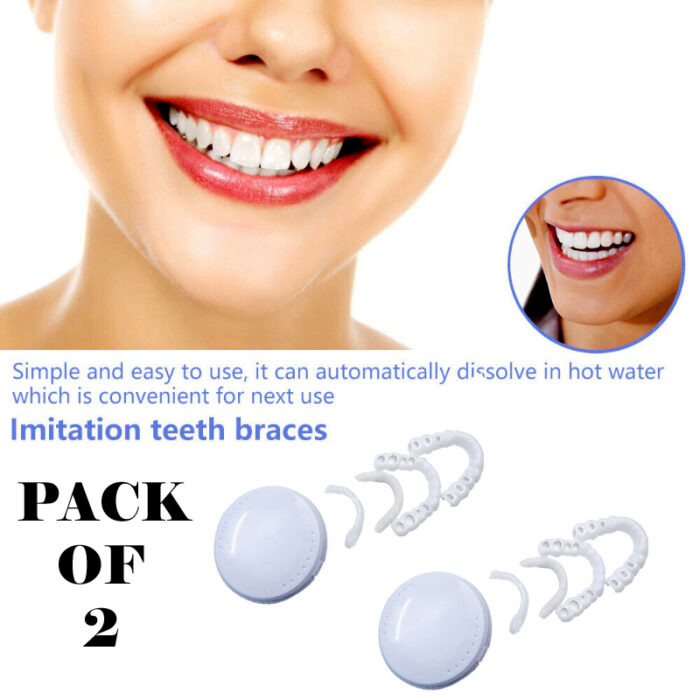 Pack Of 2 Pairs Snap-On Smile Custom Fit Perfect Smile Veneers In 3 Easy Steps - Image 5