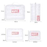4 PCs Set MARVEL- Travel Storage Bag - Image 2