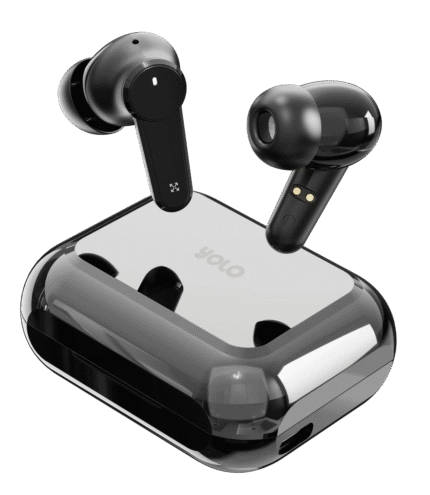 YOLO YoPod Active Premium ANC+ENC Earbuds / Noise Cancelling earbuds - BT Ver. 5.3  (random color)