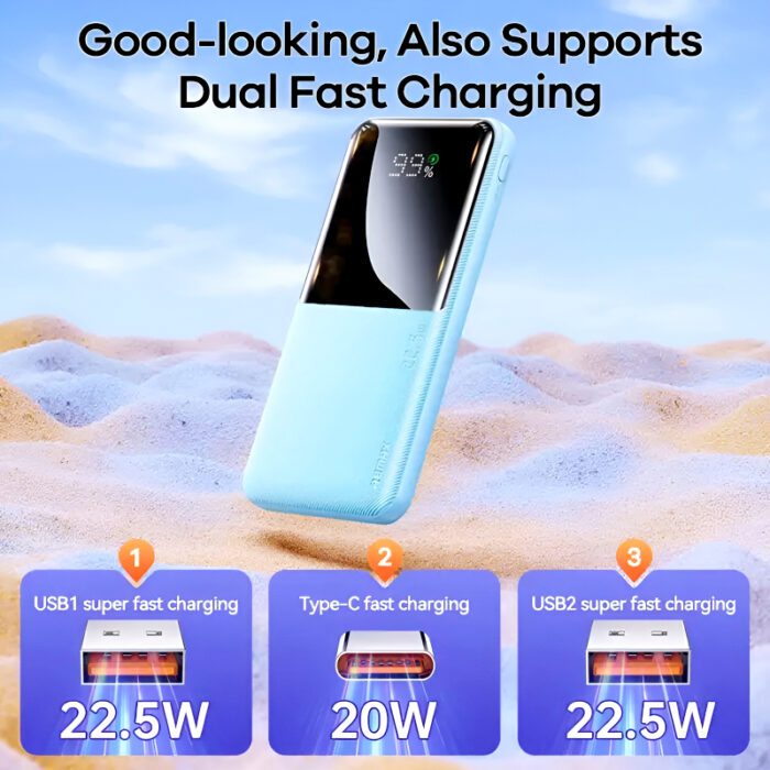 RPP-623 Remax 20000mAh LED Display, PD+QC 20w+22.5W Fast Charging Multi-Device Compatibility Powerbank - Image 6