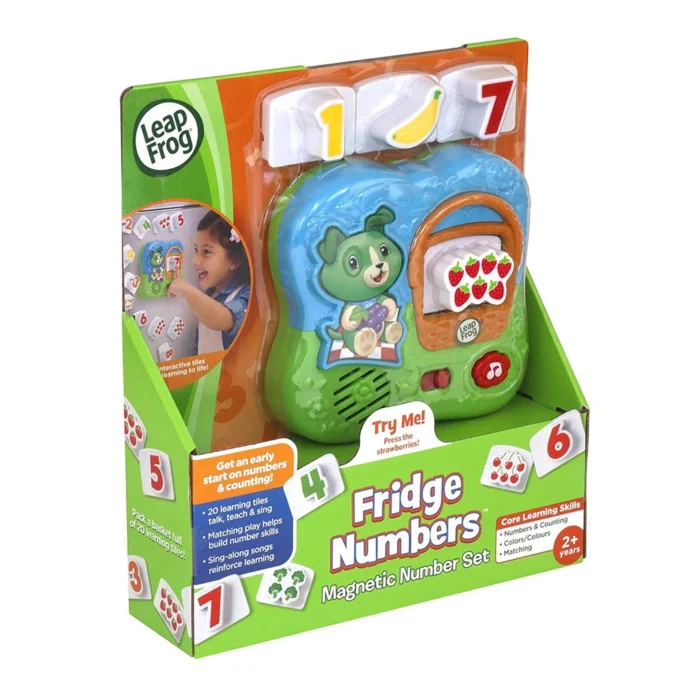 Magnetic Fridge Number LeapFrog Fridge Phonics Scout Picnic Basket Magnetic Numbers(random color) - Image 5