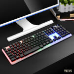 TX35 Limeide RGB Suspension Backlit Lightweight Luminous Wired Gaming Keyboard