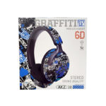 AKZ-38 Graffiti Style Wireless Bluetooth Headphones with 6D Stereo Sound & Built-in Mic - Image 10